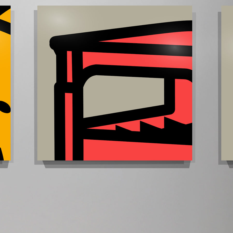 red plastic beer crate