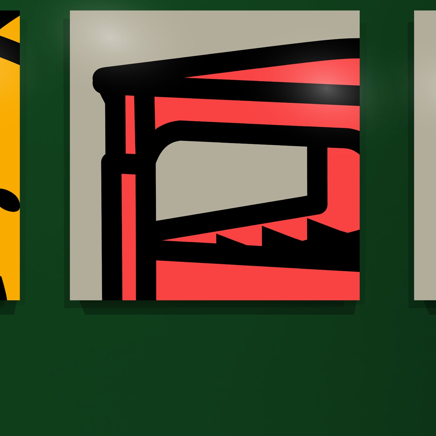 red plastic beer crate